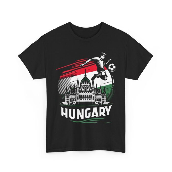 Hungary Unisex Heavy Cotton Tee - Image 3