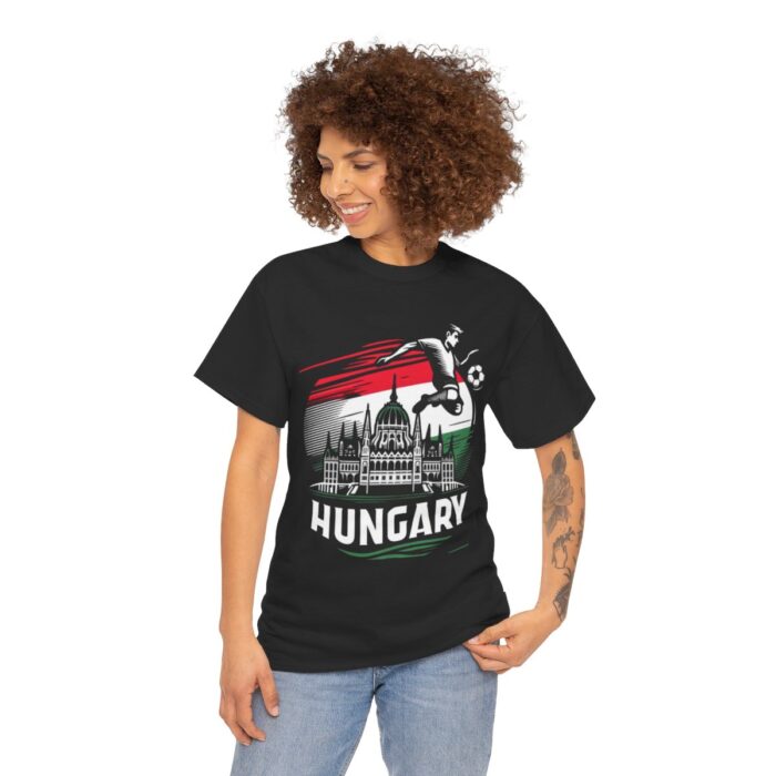 Hungary Unisex Heavy Cotton Tee - Image 11