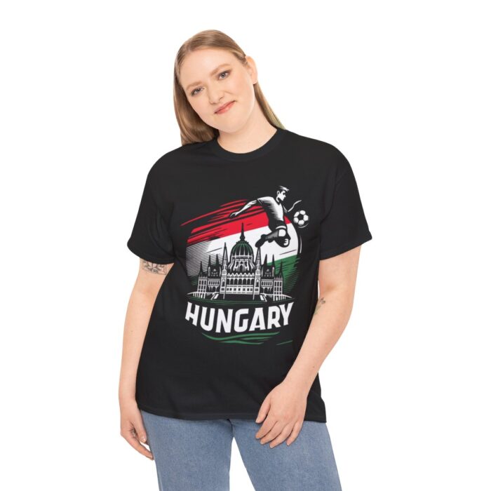 Hungary Unisex Heavy Cotton Tee - Image 12