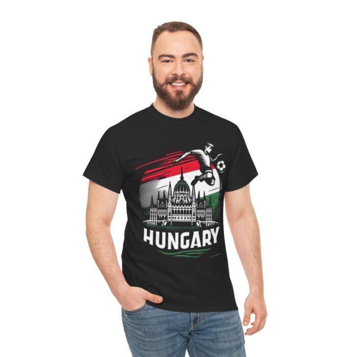 Hungary Unisex Heavy Cotton Tee - Image 13