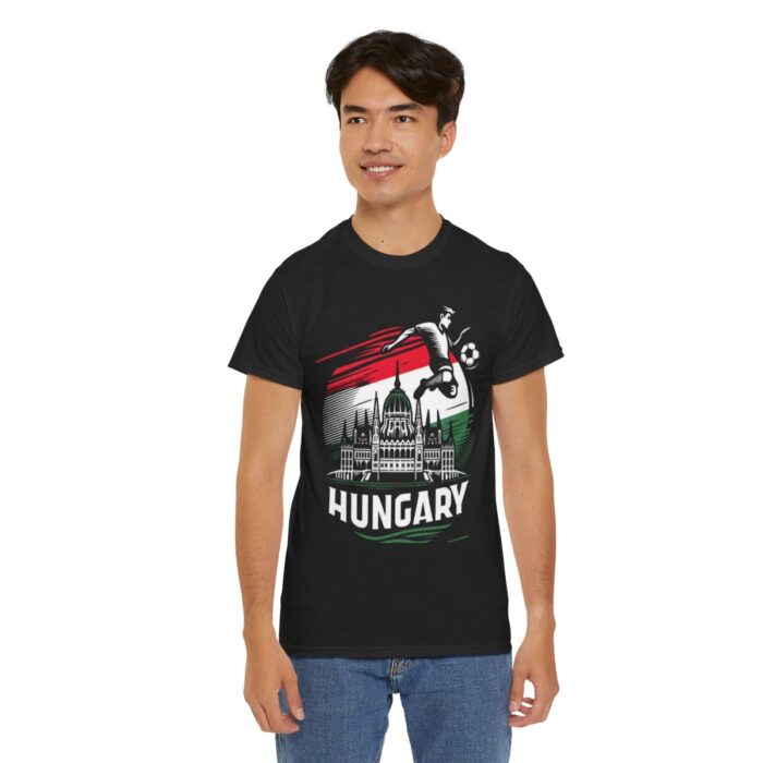 Hungary Unisex Heavy Cotton Tee - Image 21