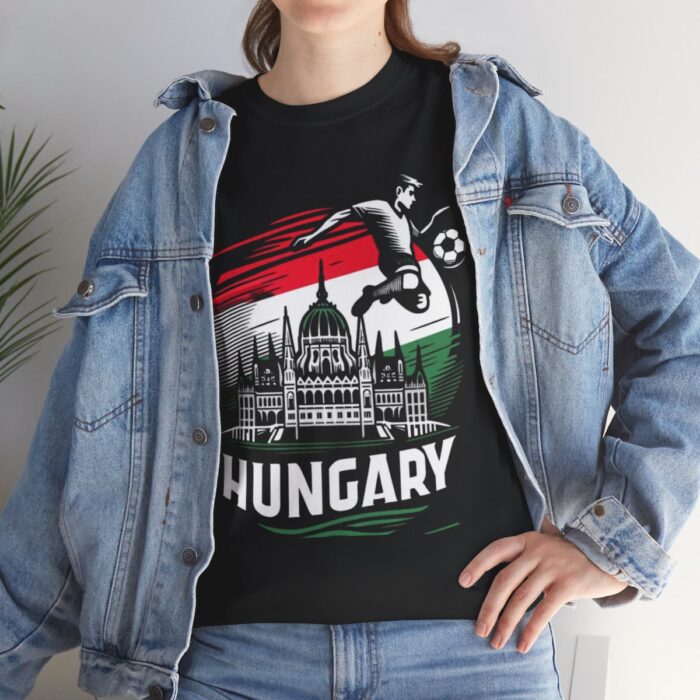 Hungary Unisex Heavy Cotton Tee - Image 23