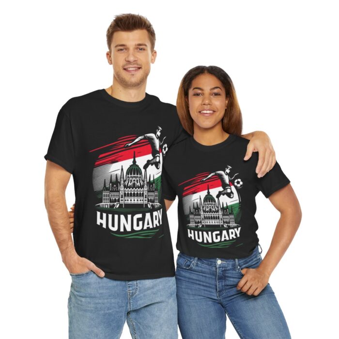 Hungary Unisex Heavy Cotton Tee - Image 24
