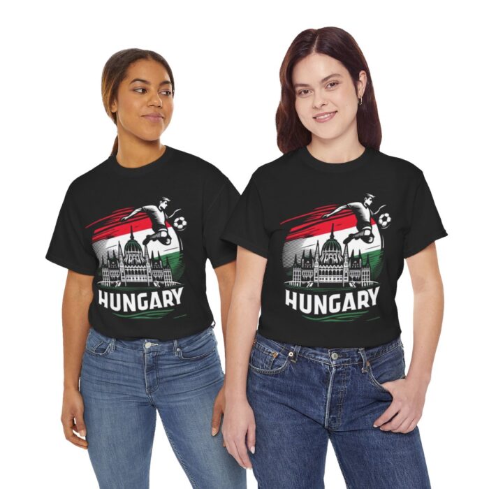 Hungary Unisex Heavy Cotton Tee - Image 25
