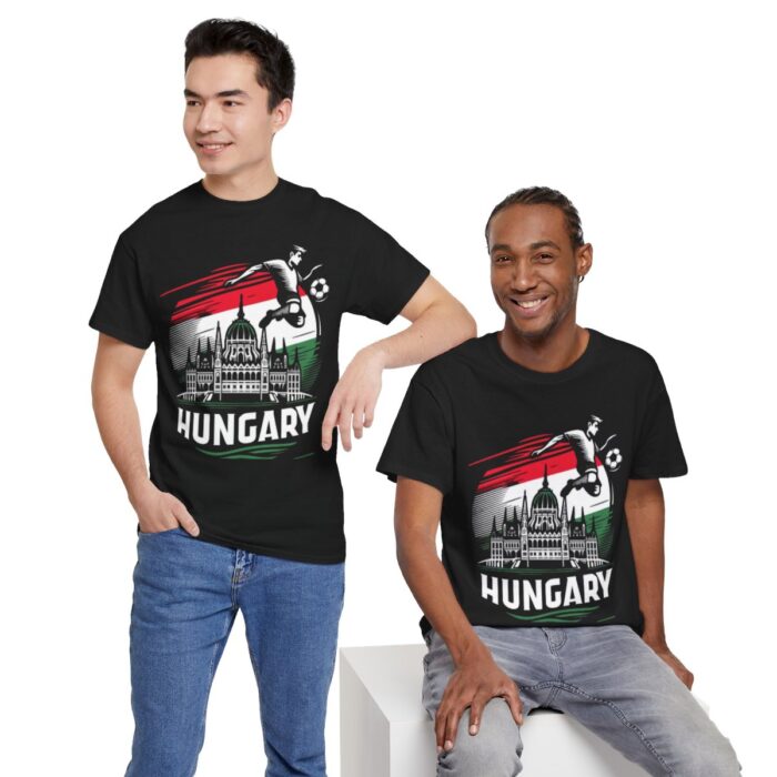 Hungary Unisex Heavy Cotton Tee - Image 26
