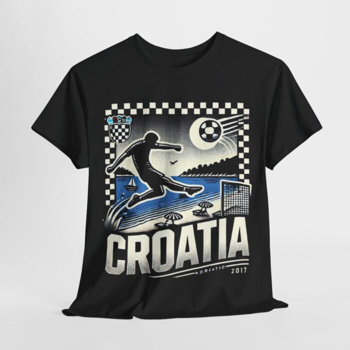 Croatia Unisex Heavy Cotton Tee - Image 6