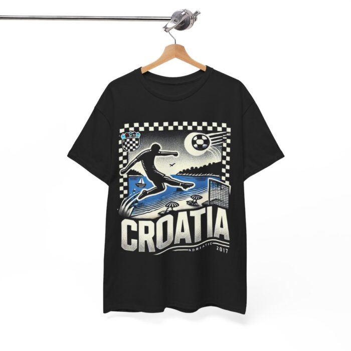 Croatia Unisex Heavy Cotton Tee - Image 7