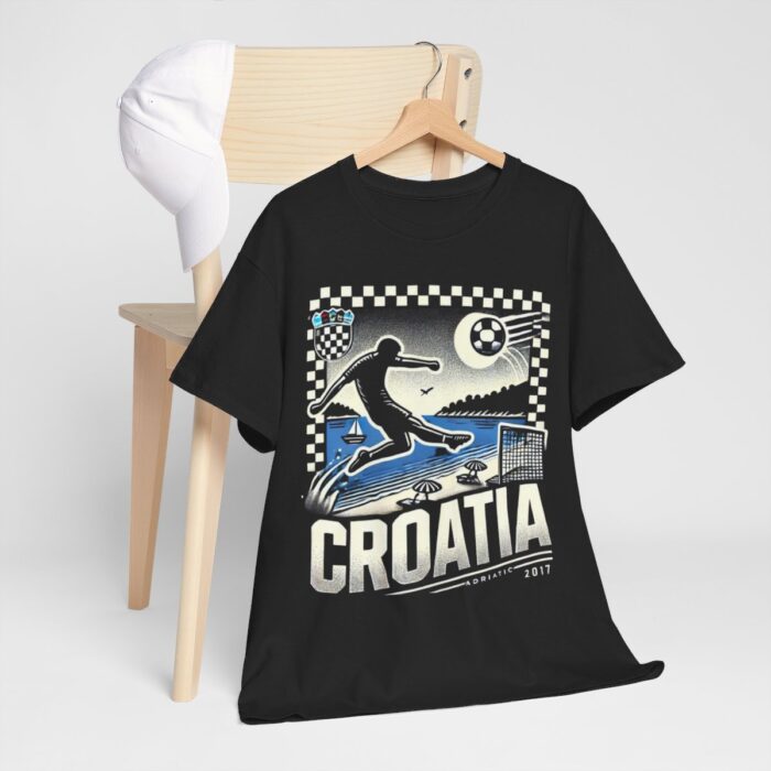 Croatia Unisex Heavy Cotton Tee - Image 8