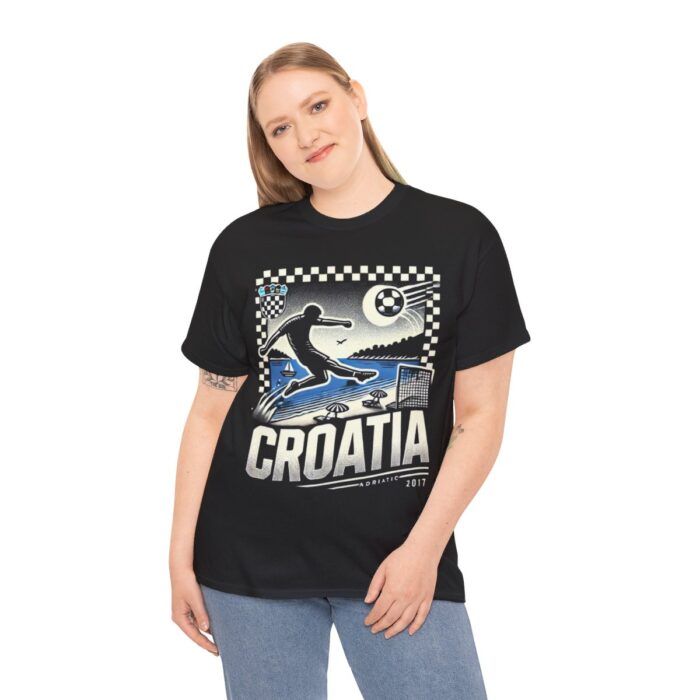 Croatia Unisex Heavy Cotton Tee - Image 12