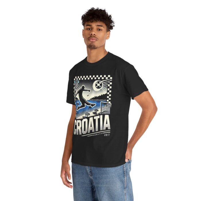 Croatia Unisex Heavy Cotton Tee - Image 14