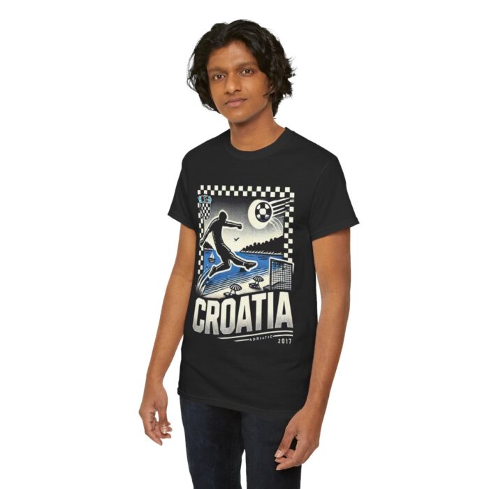 Croatia Unisex Heavy Cotton Tee - Image 19