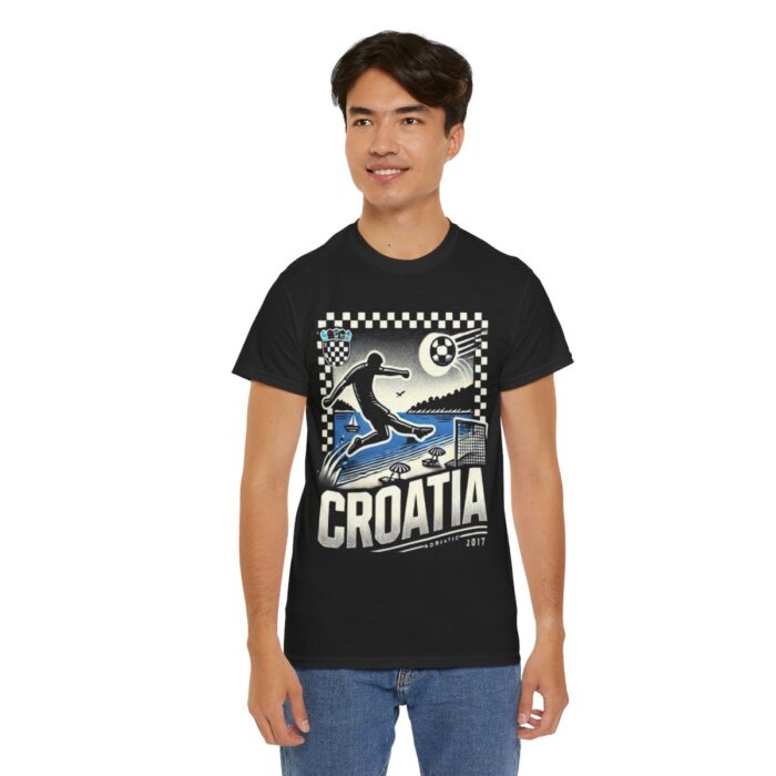 Croatia Unisex Heavy Cotton Tee - Image 21
