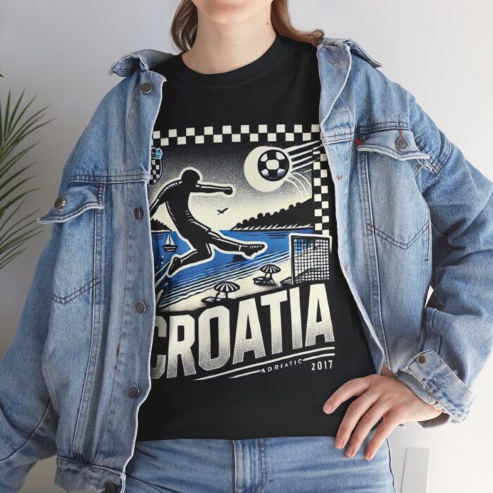 Croatia Unisex Heavy Cotton Tee - Image 23