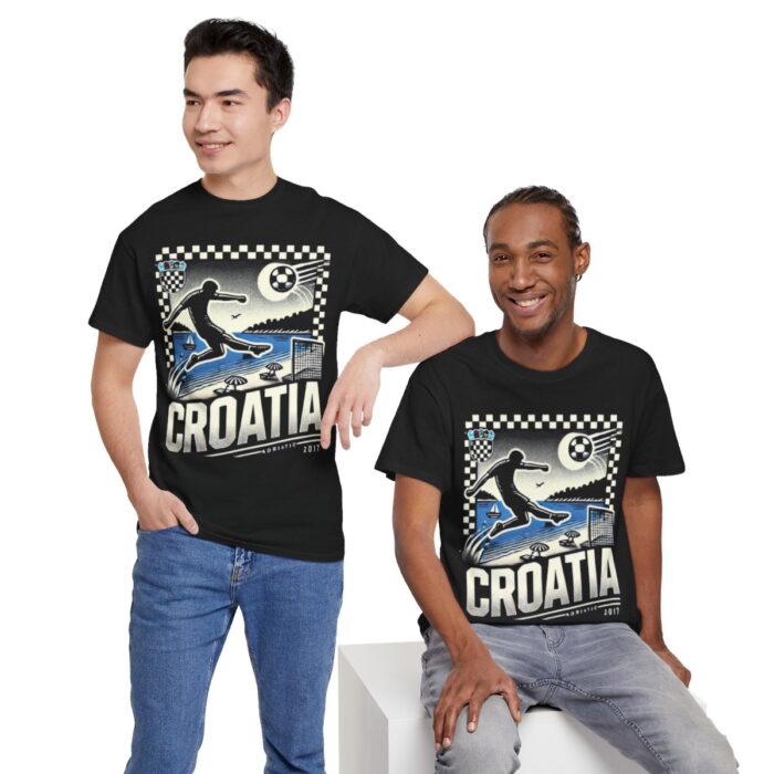 Croatia Unisex Heavy Cotton Tee - Image 26