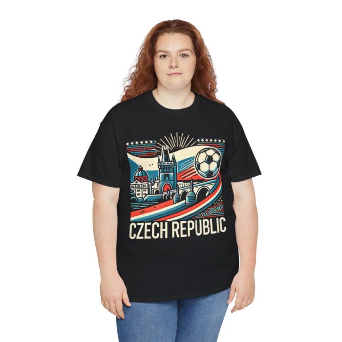 Chech Republic Unisex Heavy Cotton Tee - Image 15