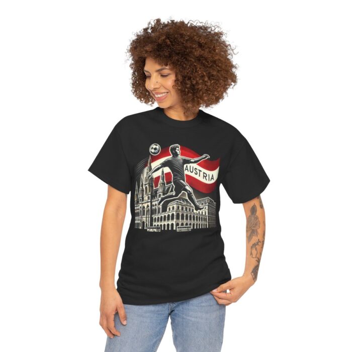 Austria Unisex Heavy Cotton Tee - Image 11