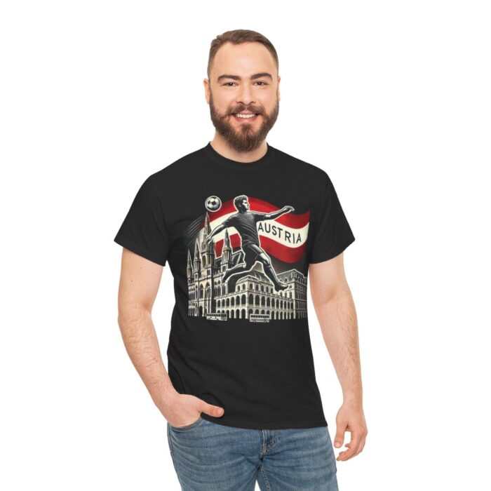 Austria Unisex Heavy Cotton Tee - Image 13
