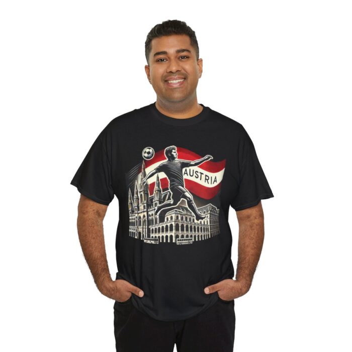Austria Unisex Heavy Cotton Tee - Image 17