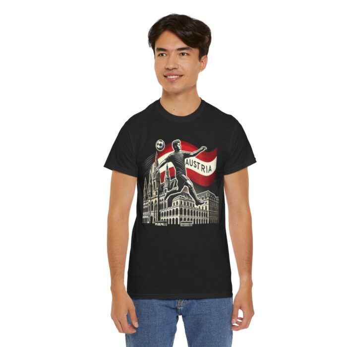 Austria Unisex Heavy Cotton Tee - Image 21