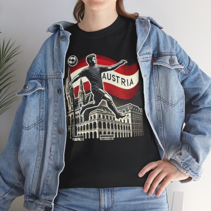 Austria Unisex Heavy Cotton Tee - Image 23
