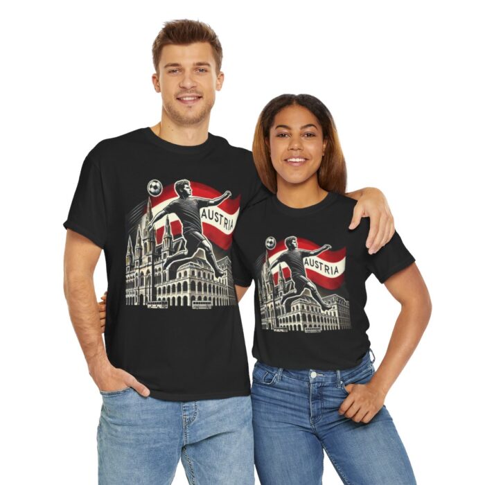 Austria Unisex Heavy Cotton Tee - Image 24