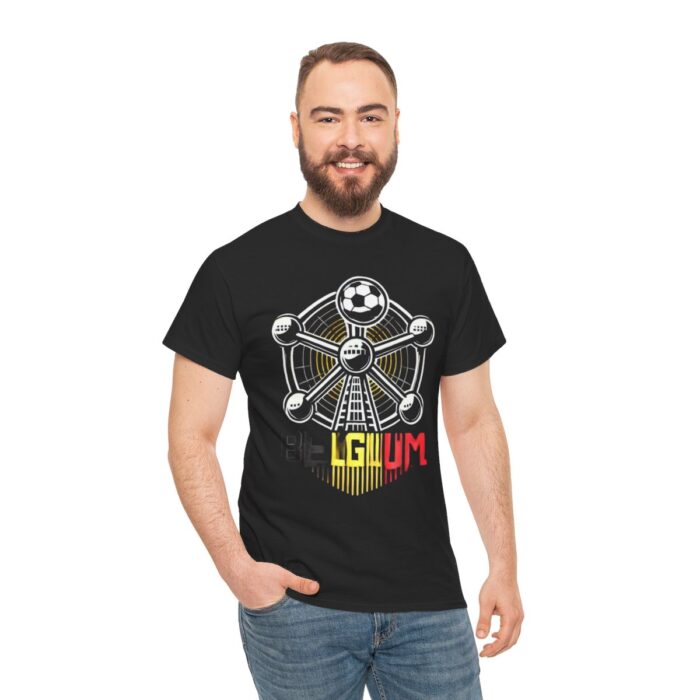 Belgium Unisex Heavy Cotton Tee - Image 13