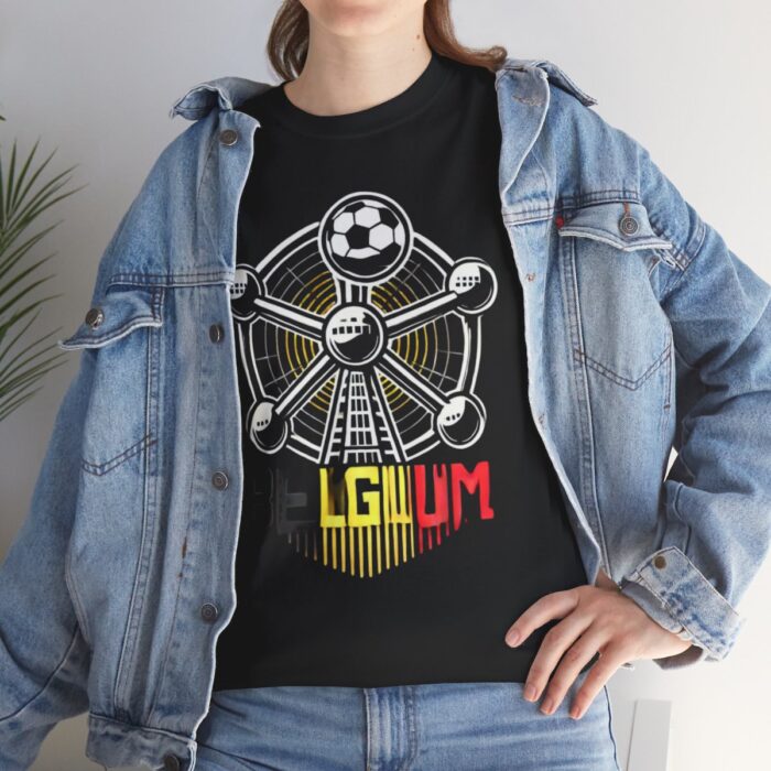 Belgium Unisex Heavy Cotton Tee - Image 23