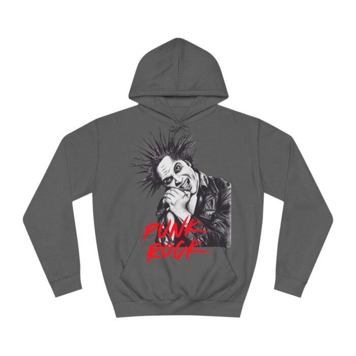 Unisex Punk Rock Hoodie – Edgy Artwork | Cozy Fit & Premium Cotton Blend - Image 2