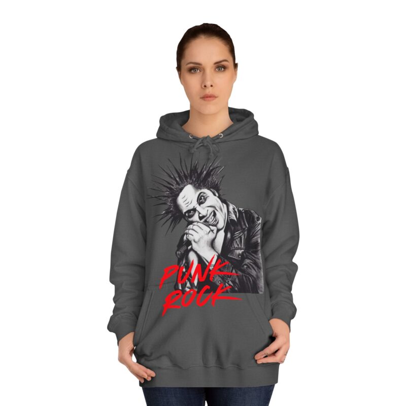 Unisex Punk Rock Hoodie – Edgy Artwork | Cozy Fit & Premium Cotton Blend