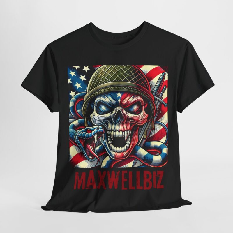 MaxwellBiz Patriot Skull Snake Tee