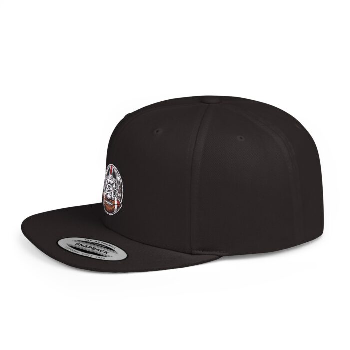 Custom Flat Bill Snapback Cap – Bold Embroidered Design for a Modern Look - Image 9