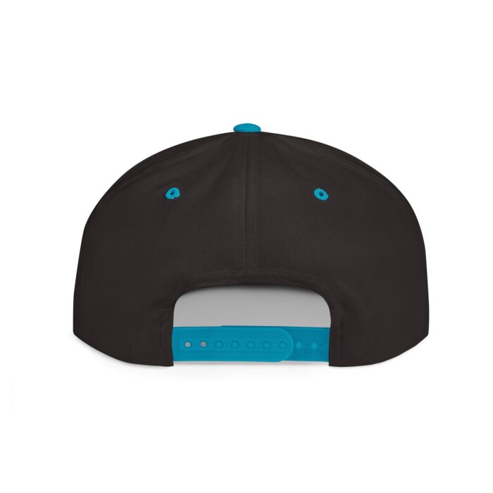 Custom Flat Bill Snapback Cap – Bold Embroidered Design for a Modern Look - Image 2