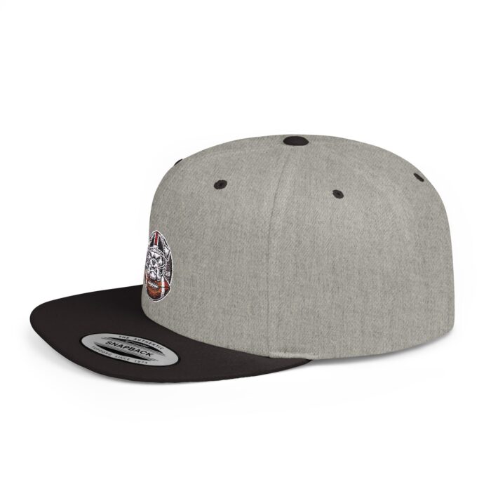 Custom Flat Bill Snapback Cap – Bold Embroidered Design for a Modern Look - Image 12
