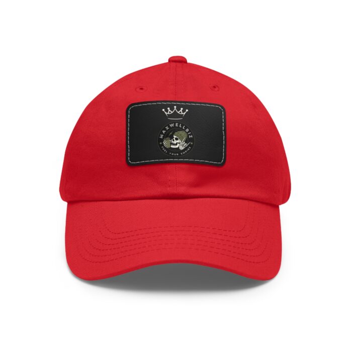 Dad Hat with Faux Leather Patch - Maxwellbiz Design - Image 5