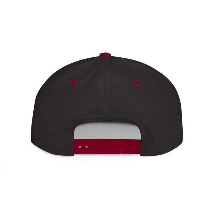 Custom Flat Bill Snapback Cap – Bold Embroidered Design for a Modern Look - Image 5