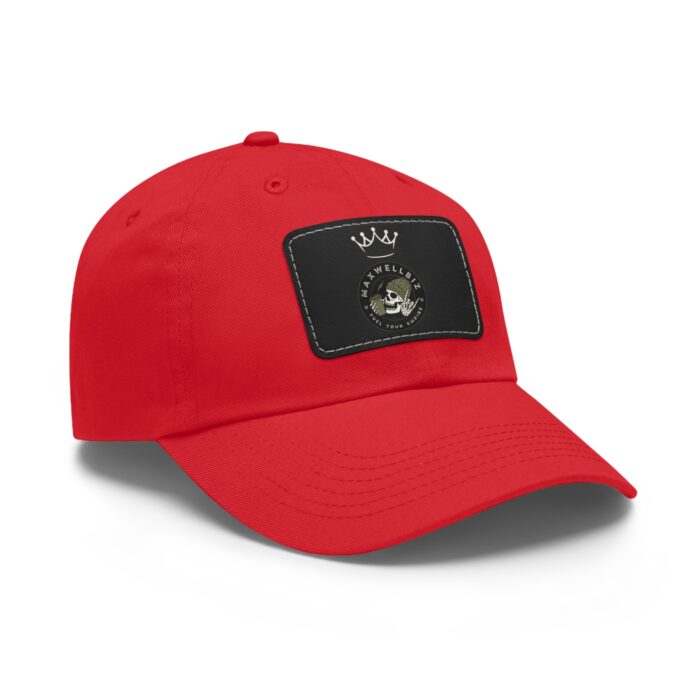 Dad Hat with Faux Leather Patch - Maxwellbiz Design - Image 6