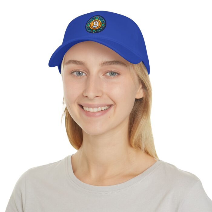 Bitcoin Embroidered Low-Profile Baseball Cap - Sleek Crypto Style - Image 6