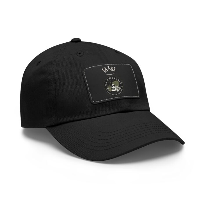 Dad Hat with Faux Leather Patch - Maxwellbiz Design - Image 2