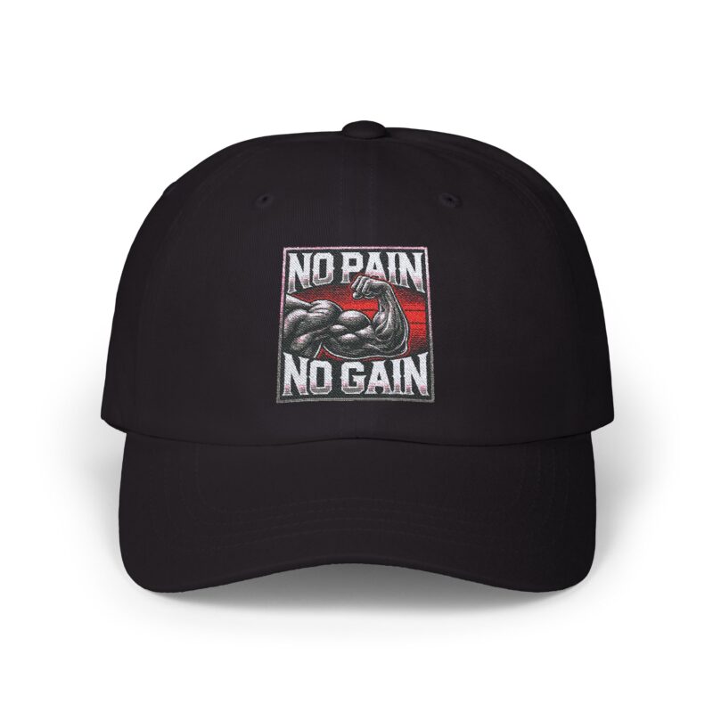 No Pain No Gain Classic Dad Cap | MaxwellBiz