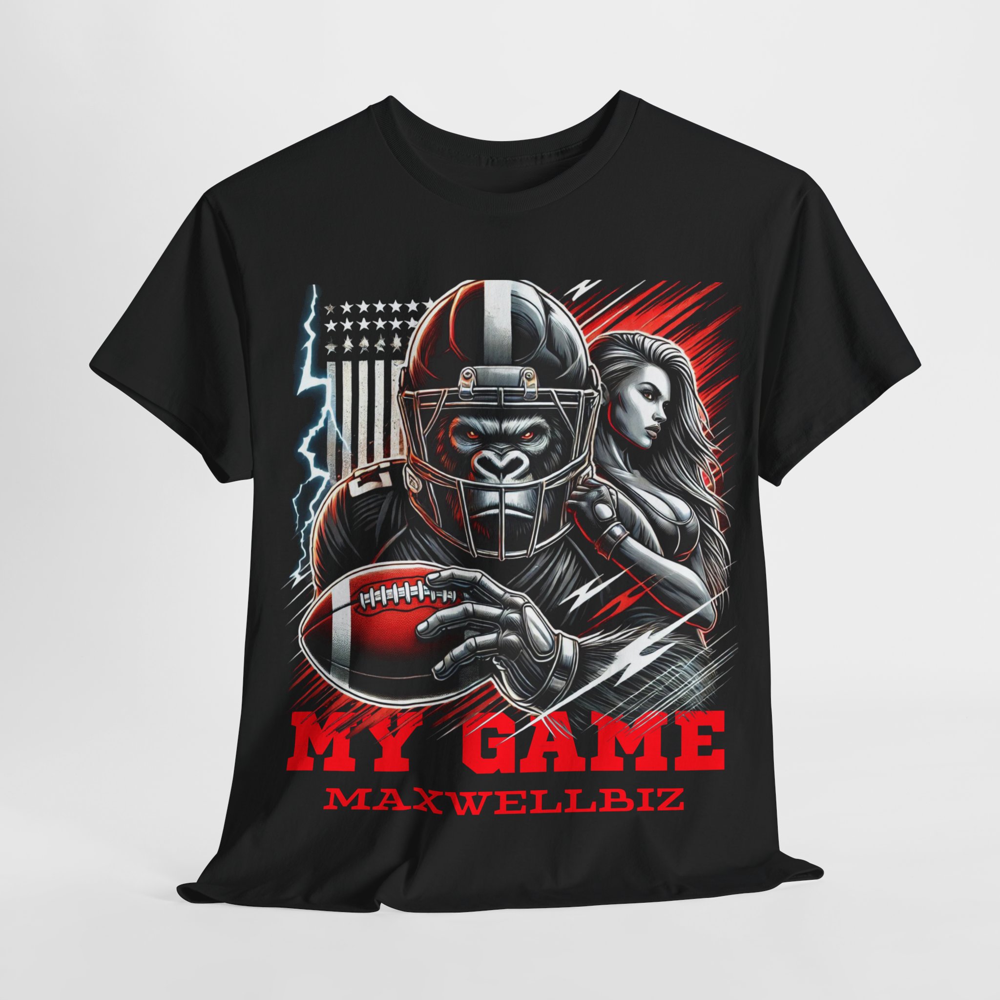 My Game Football Warrior T-Shirt – Bold & Powerful Sportswear