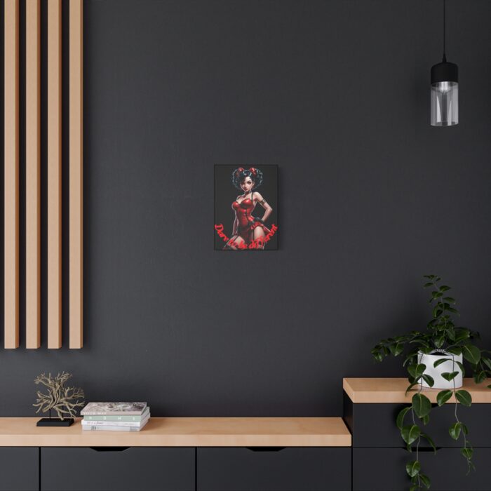 Custom Matte Canvas - "Dare to Be Different" Design - Image 4