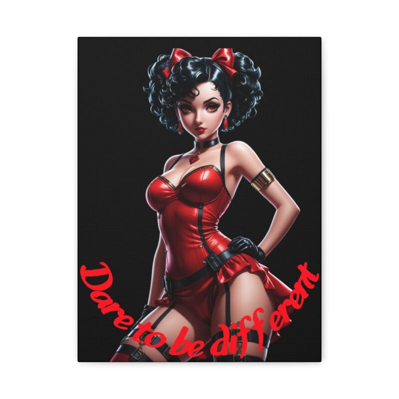 Custom Matte Canvas - "Dare to Be Different" Design