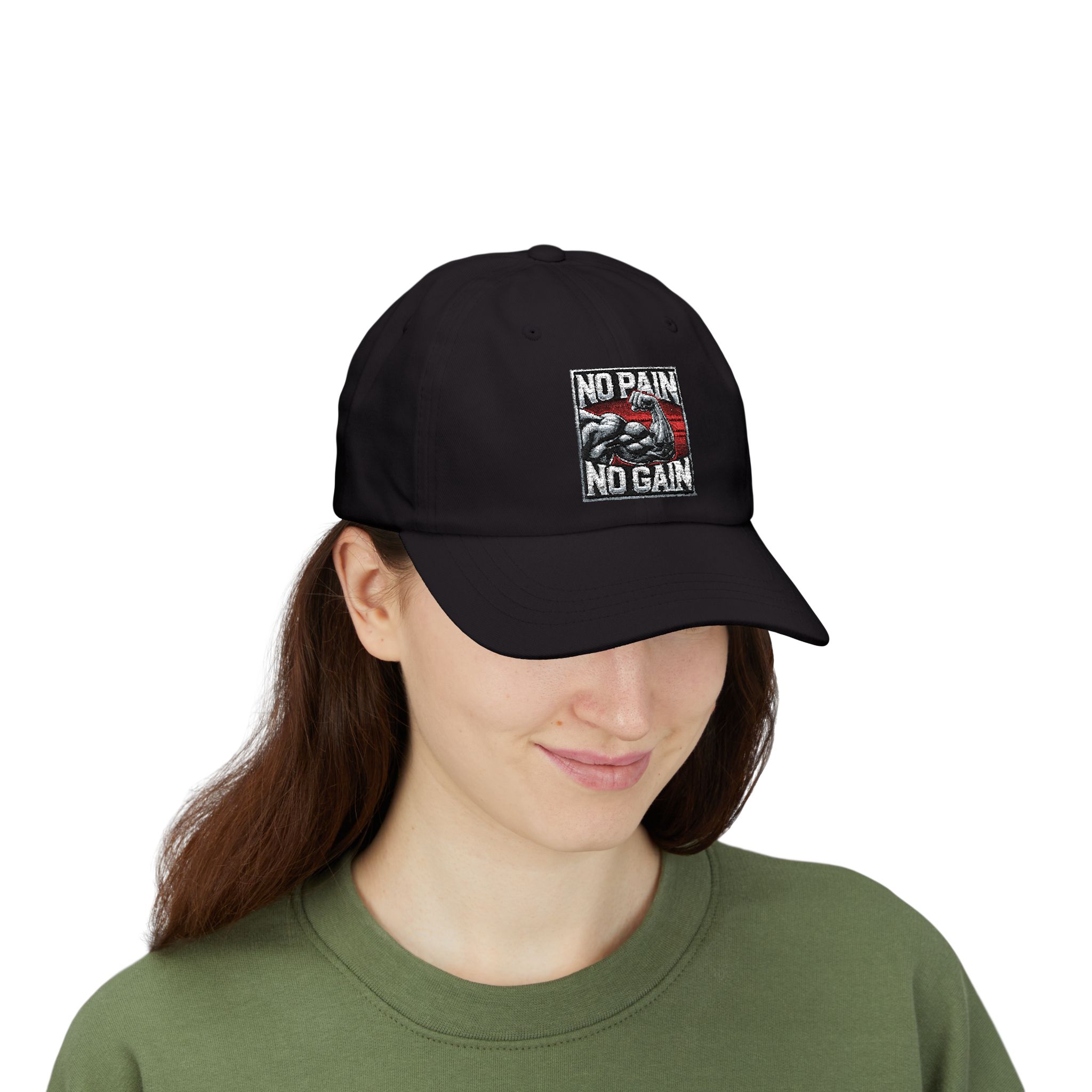 No Pain No Gain Classic Dad Cap | MaxwellBiz - Image 4