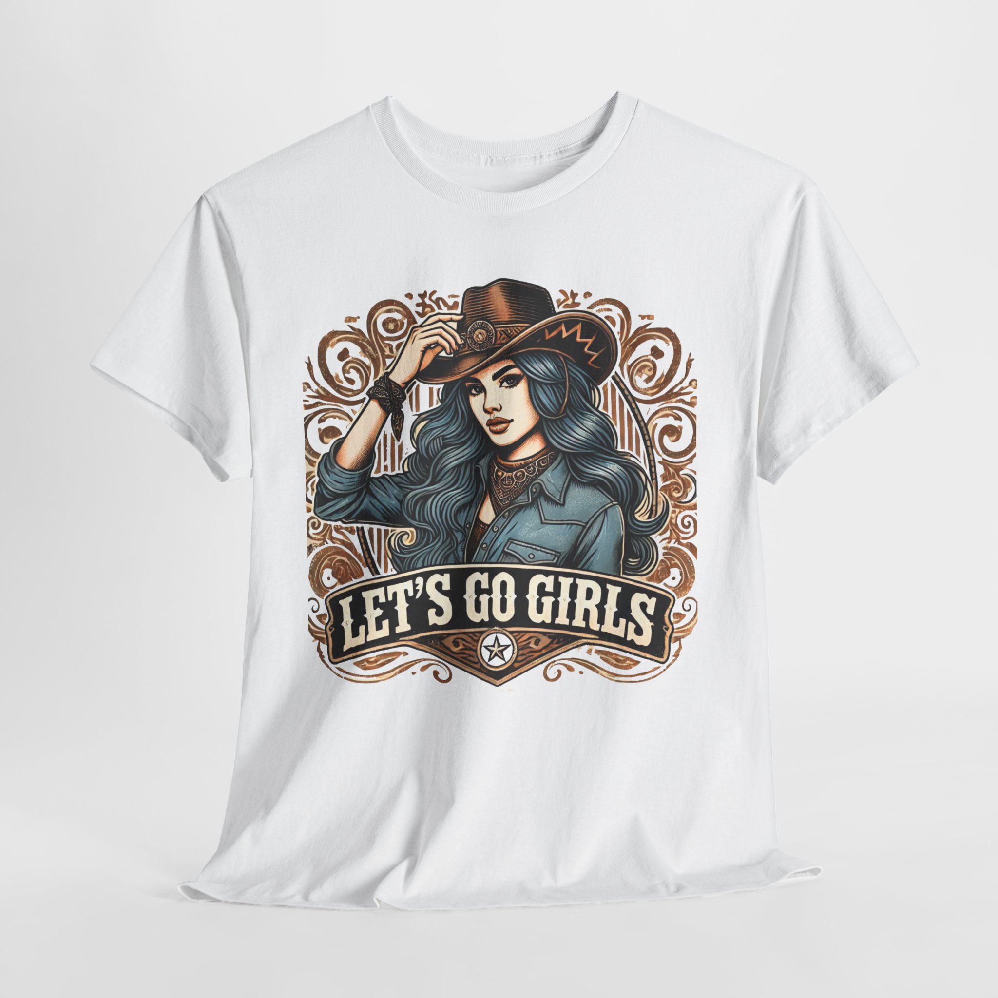 Let’s Go Girls Western Tee – Country Chic & Rebel Spirit