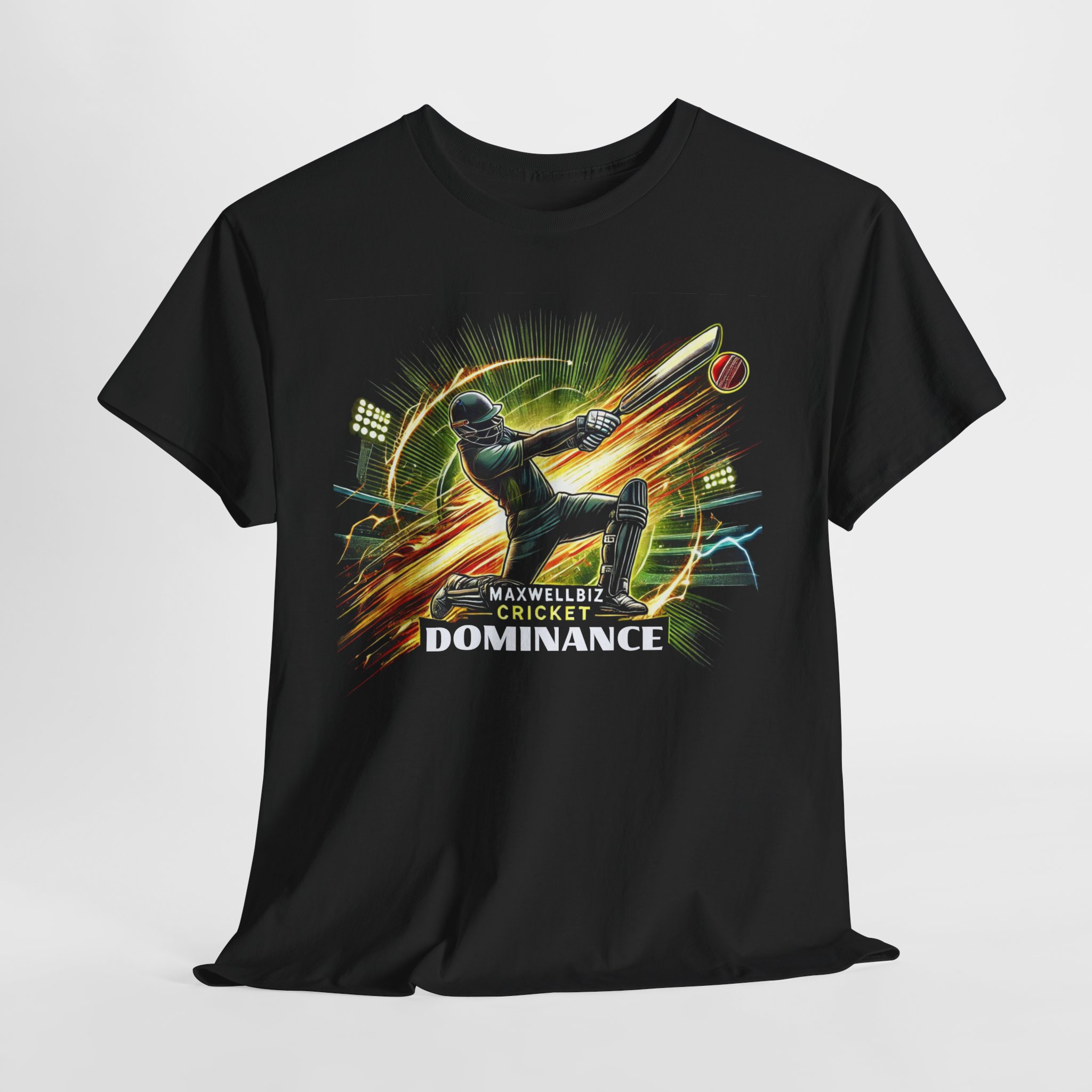 π MAXWELLBIZ CRICKET DOMINANCE β PREMIUM UNISEX COTTON TEE πV