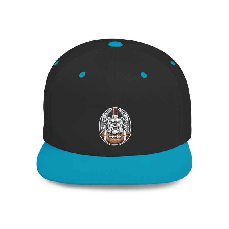 Custom Flat Bill Snapback Cap – Bold Embroidered Design for a Modern Look