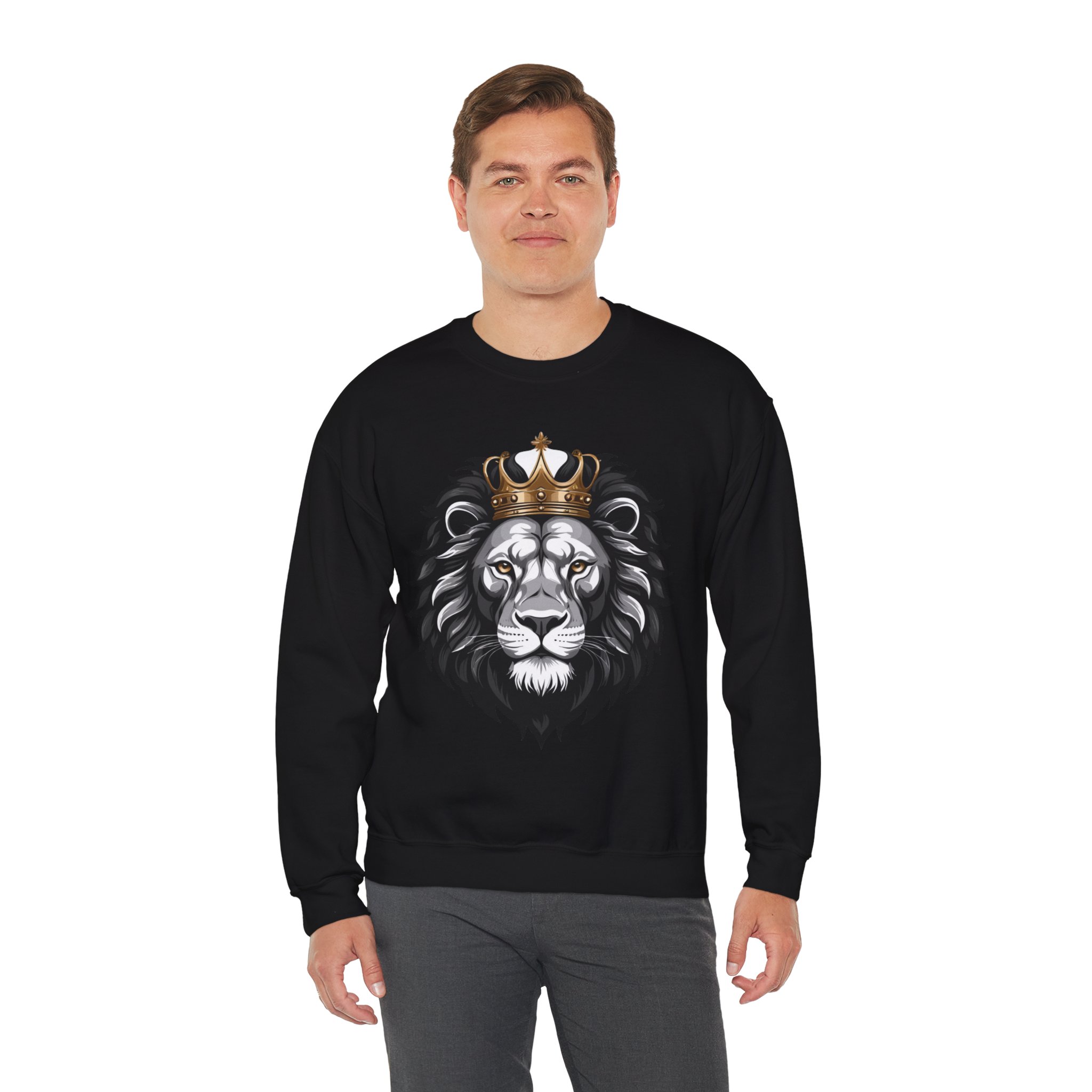 Royal Lion Crewneck Sweatshirt – Majestic Comfort and Style - Image 5