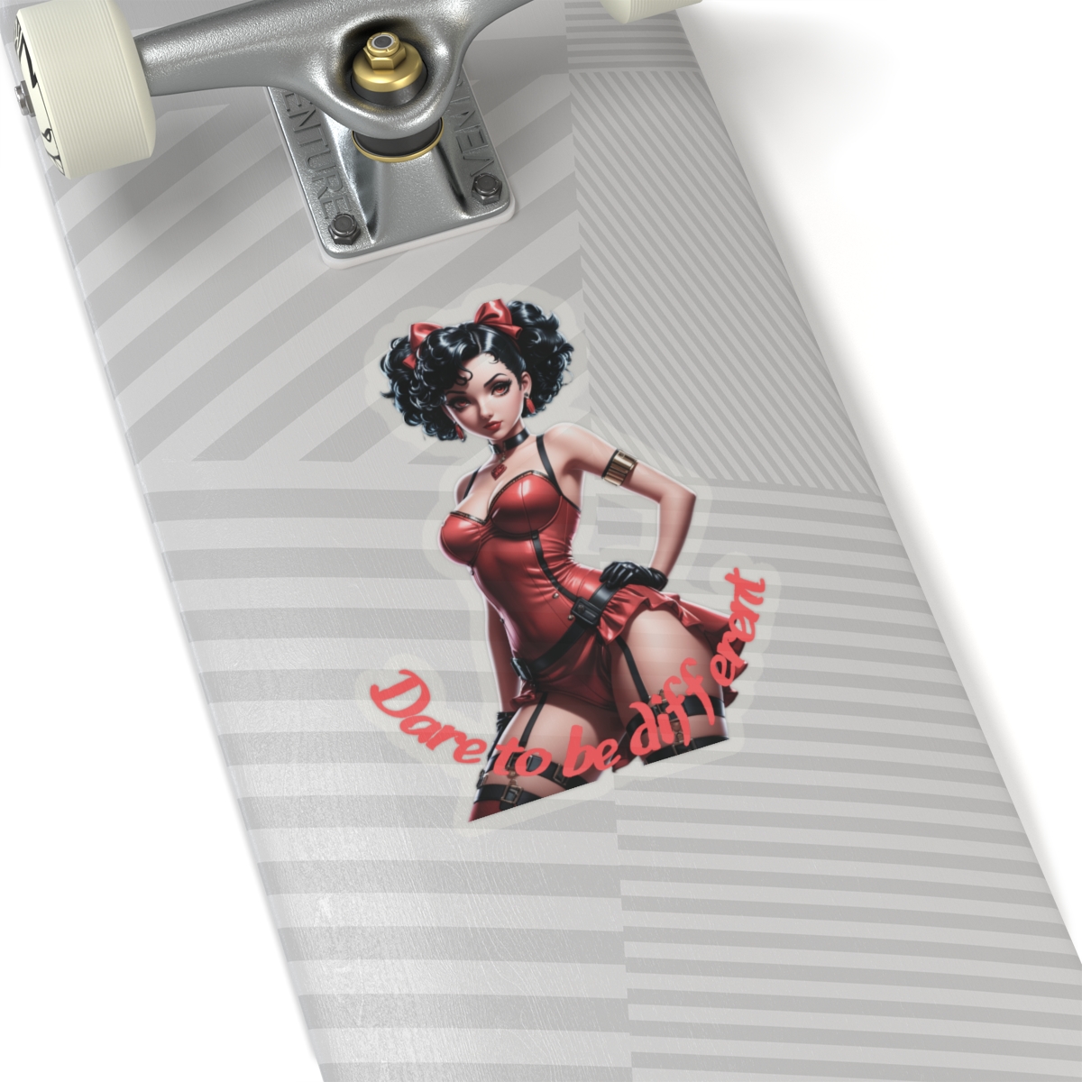 Dare to Be Different - Bold Vinyl Sticker with Pin-Up Design - Image 5