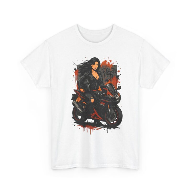 Motorcycle Goddess Unisex Heavy Cotton Tee
