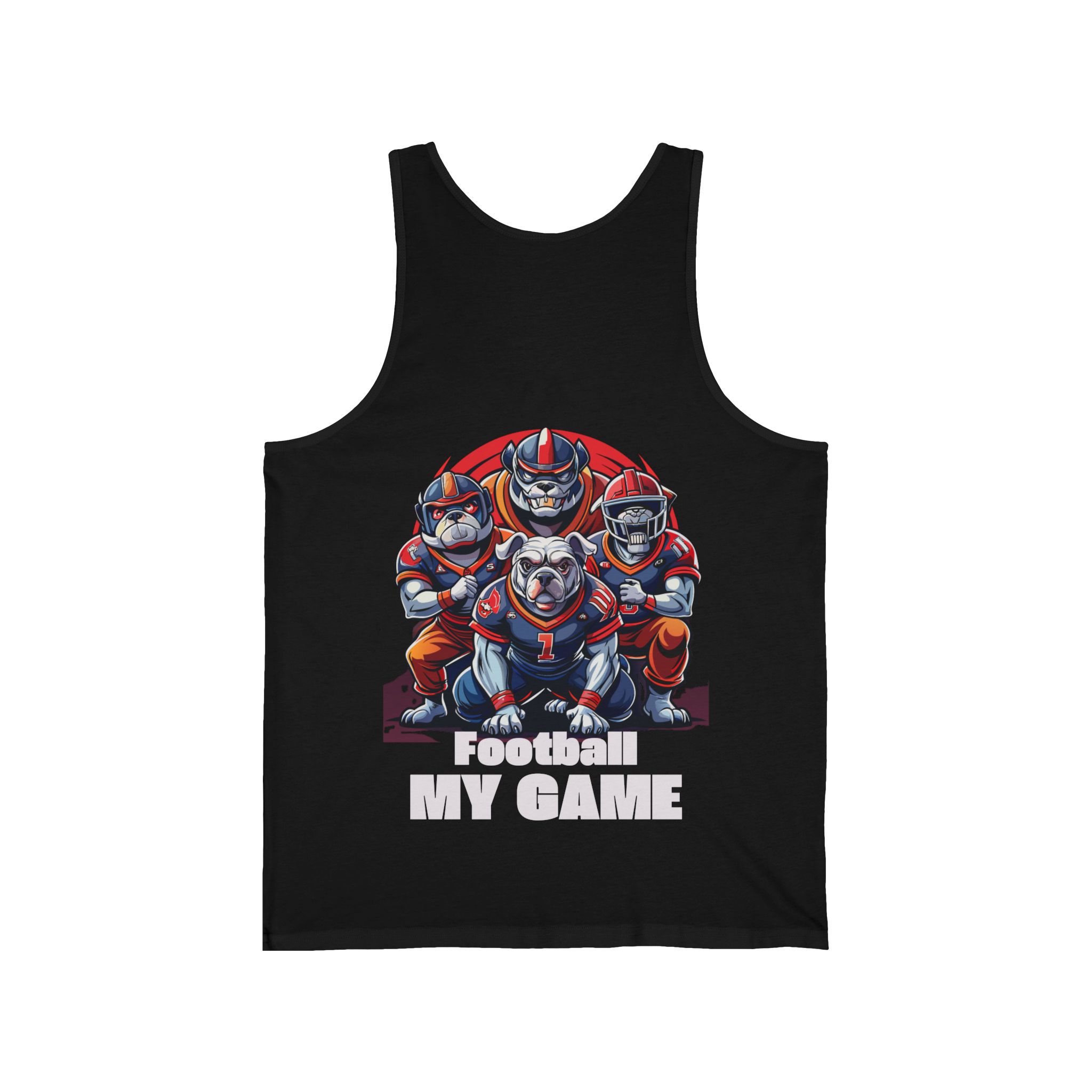 Football Unisex Jersey Tank - Image 2